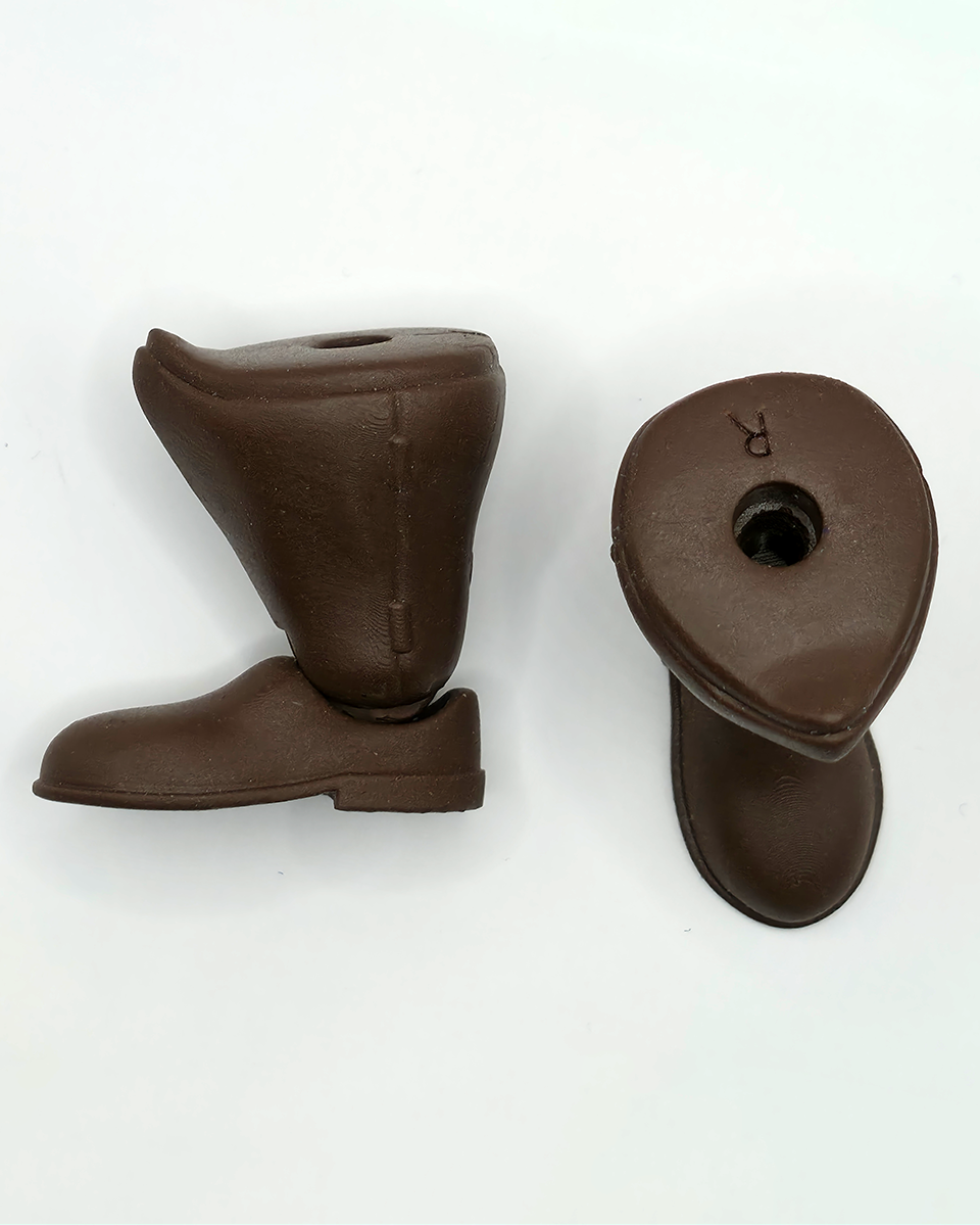 Elder Scalloped Lower Legs + Boot-Feet Pair with Articulation for Modern Retro || PRE-ORDER