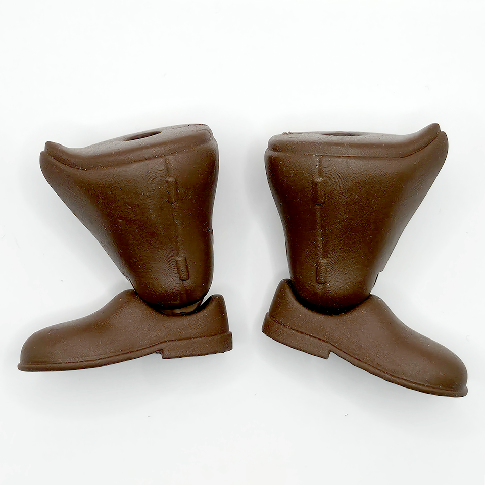 Elder Scalloped Lower Legs + Boot-Feet Pair with Articulation for Modern Retro || PRE-ORDER