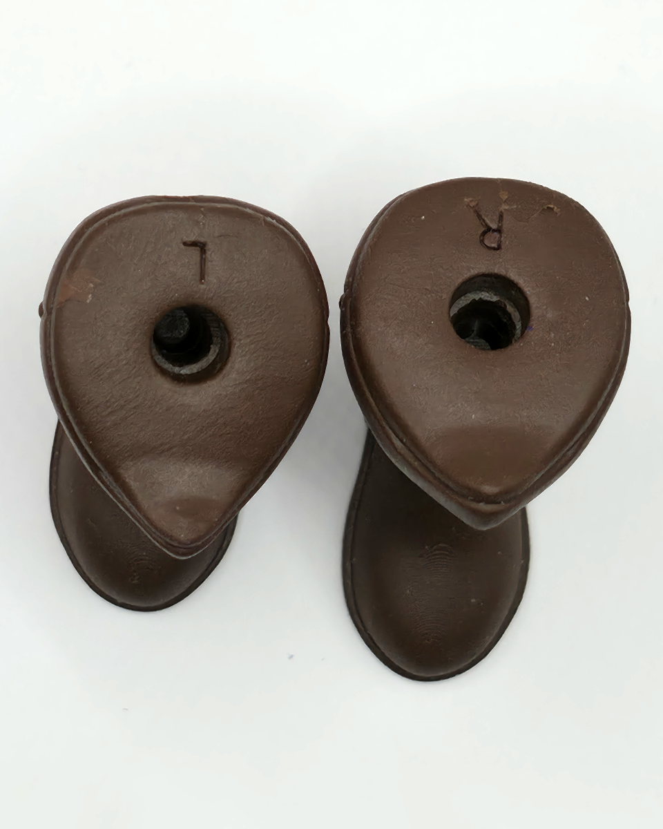 Elder Scalloped Lower Legs + Boot-Feet Pair with Articulation for Modern Retro || PRE-ORDER