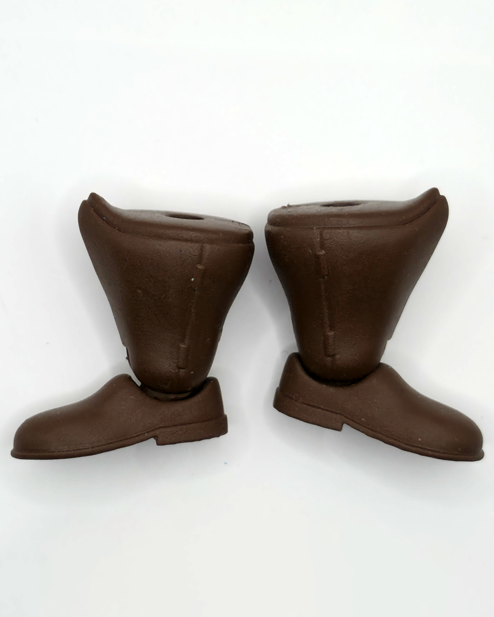 Elder Scalloped Lower Legs + Boot-Feet Pair with Articulation for Modern Retro || PRE-ORDER