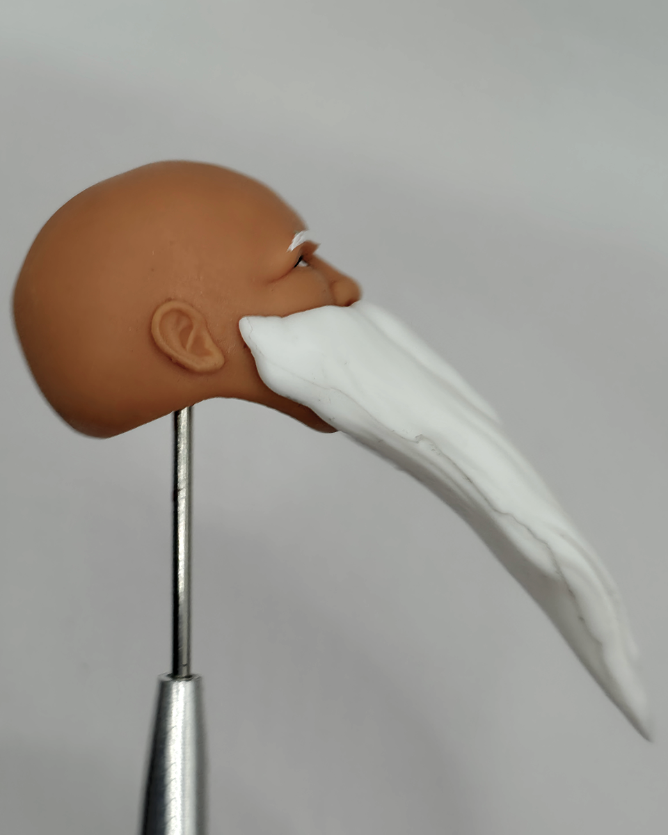 Elder Prime Head with Beard Painted || PRE-ORDER