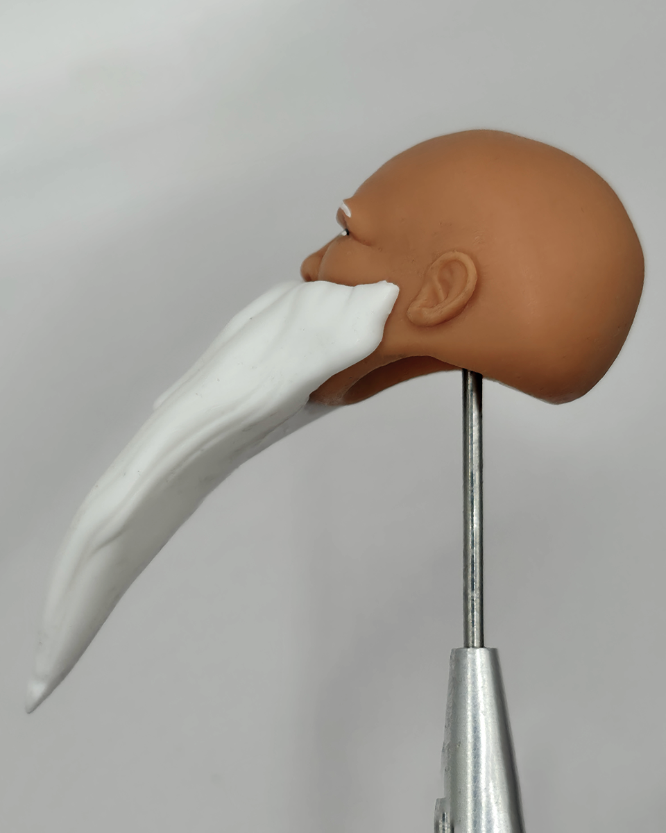 Elder Prime Head with Beard Painted || PRE-ORDER