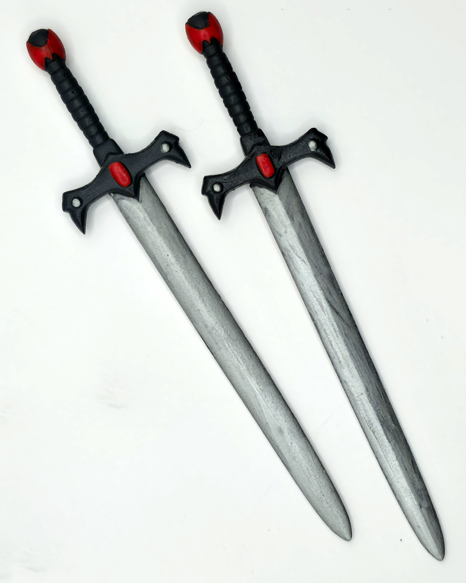 Despicable Swords + Staff Set Modern Size Painted || PRE-ORDER