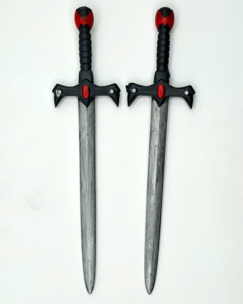 Despicable Swords + Staff Set Retro Size Painted || PRE-ORDER