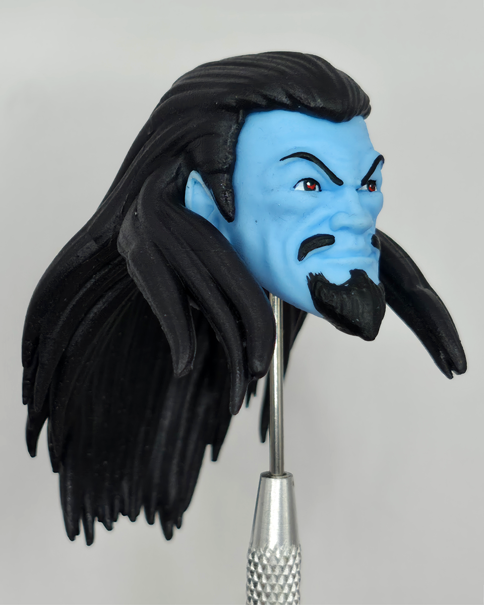 Evil Prince Millenium Head Full Hair Painted || PRE-ORDER