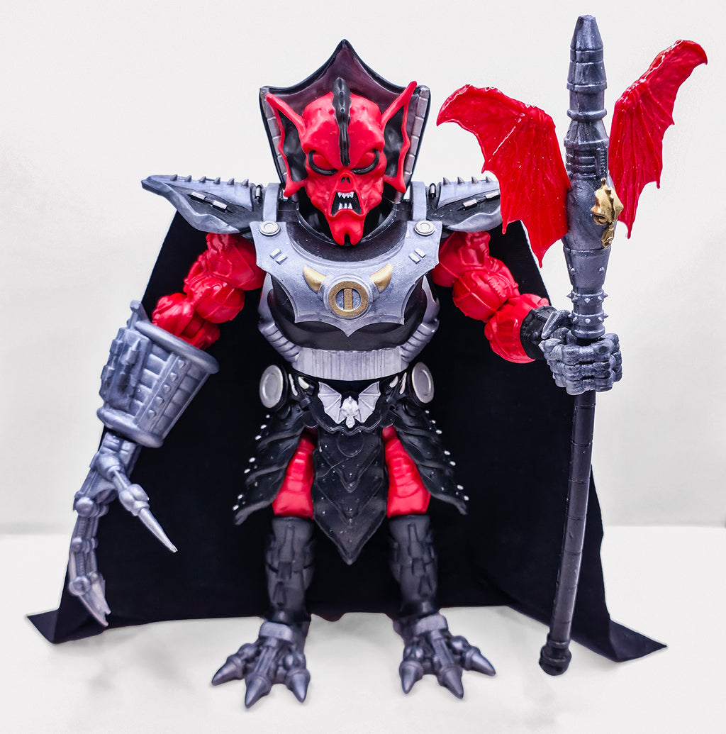 Horrid Overlord Full Custom Figure in Collector Clamshell w/Cardback Insert || Crimson Classic Variant Head || PRE-ORDER