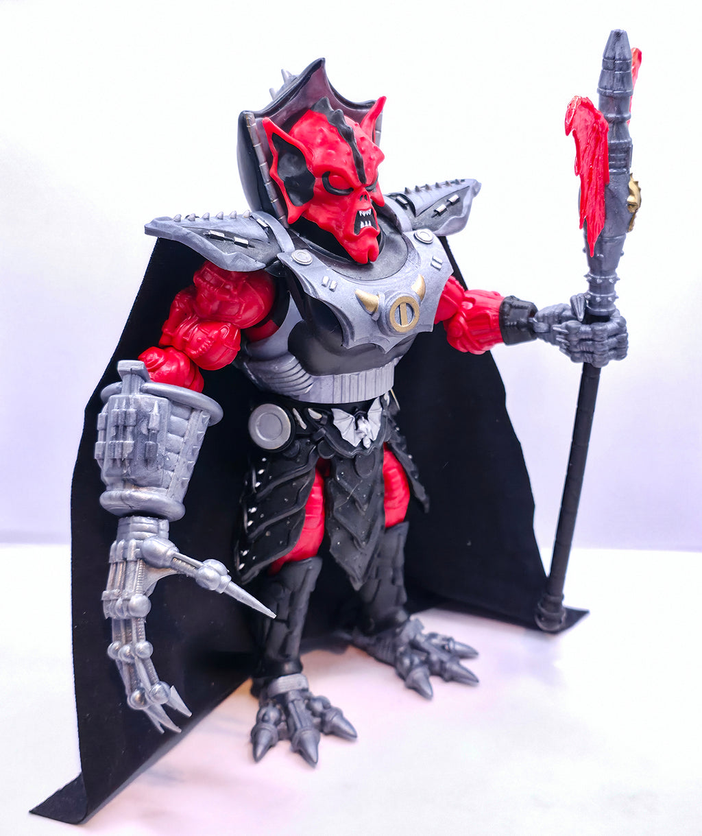 Horrid Overlord Full Custom Figure in Collector Clamshell w/Cardback Insert || Crimson Classic Variant Head || PRE-ORDER