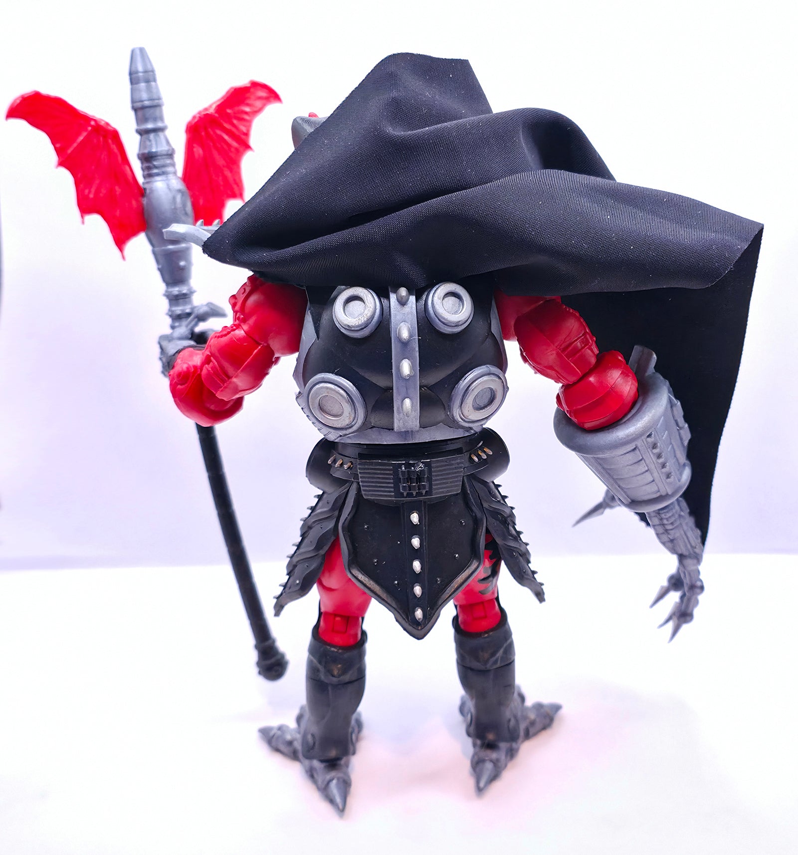 Horrid Overlord Full Custom Figure in Collector Clamshell w/Cardback Insert || Crimson Classic Variant Head || PRE-ORDER