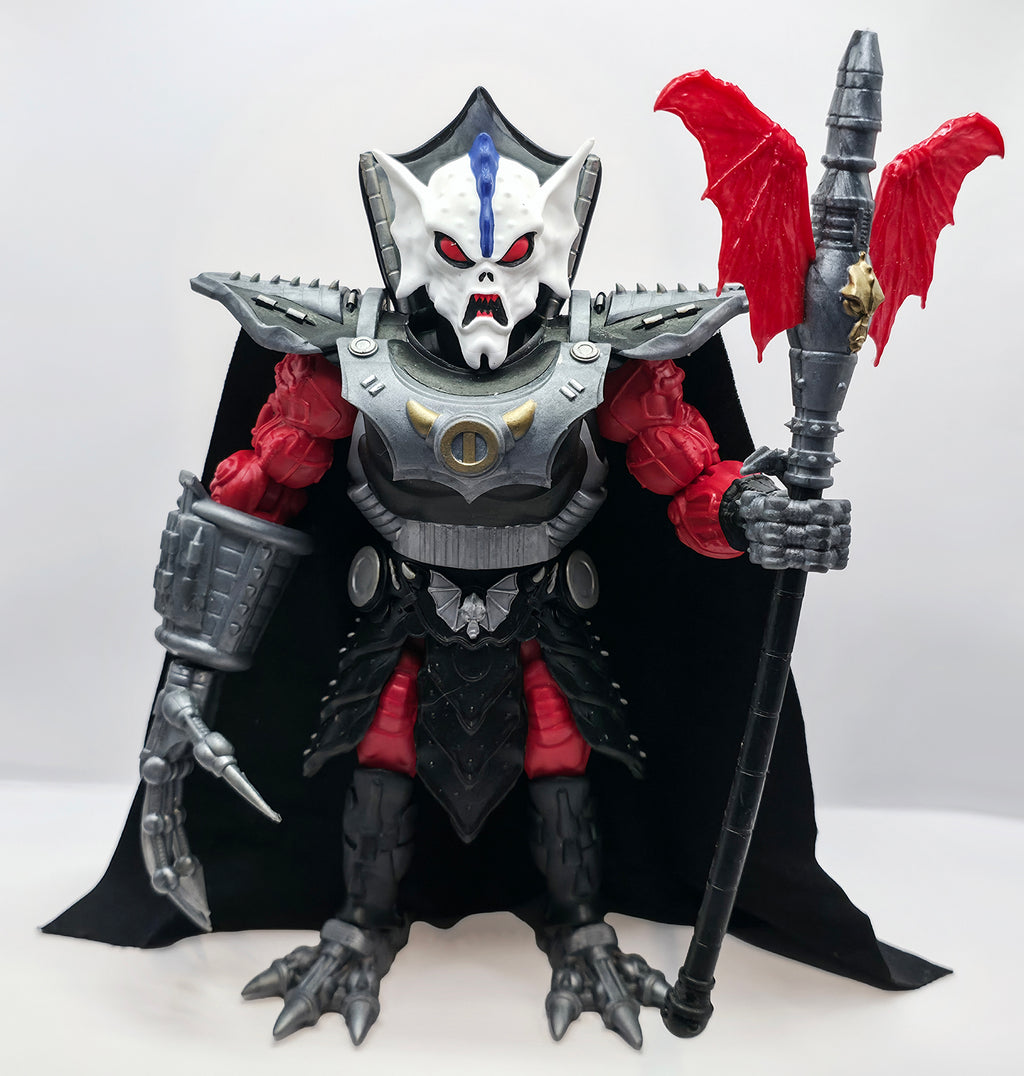 SET OF ALL THREE VARIANTS || Horrid Overlord Full Custom Figures in Collector Clamshell w/Cardback Insert || Crimson Classic, Vintage Toy, Cartoon White || PRE-ORDER
