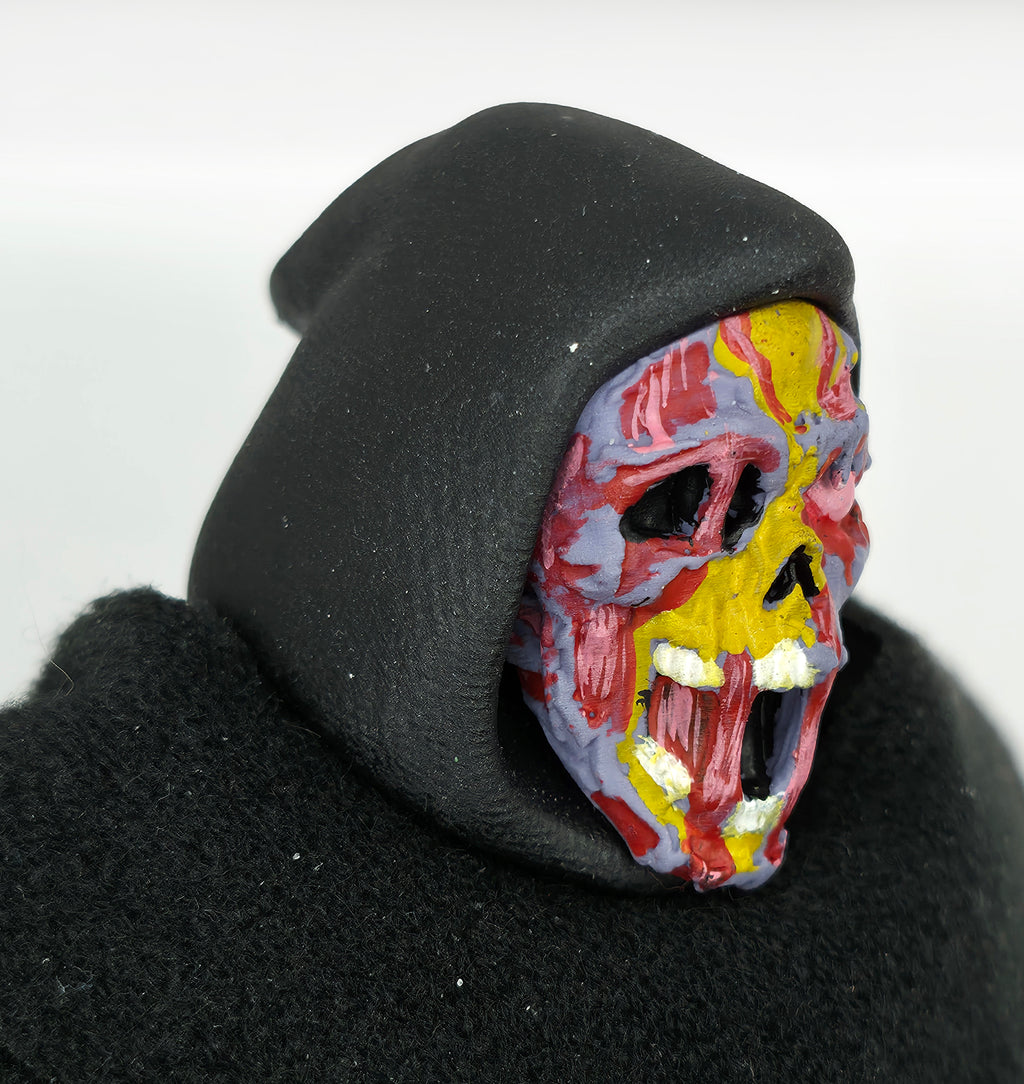 Evil Prince Revolutions Transforming Hooded Painted Head – Muted Purple Skin w/Black Hood || PRE-ORDER