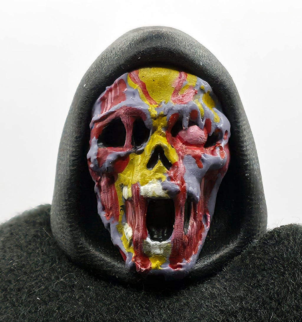 Evil Prince Revolutions Transforming Hooded Painted Head – Muted Purple Skin w/Black Hood || PRE-ORDER