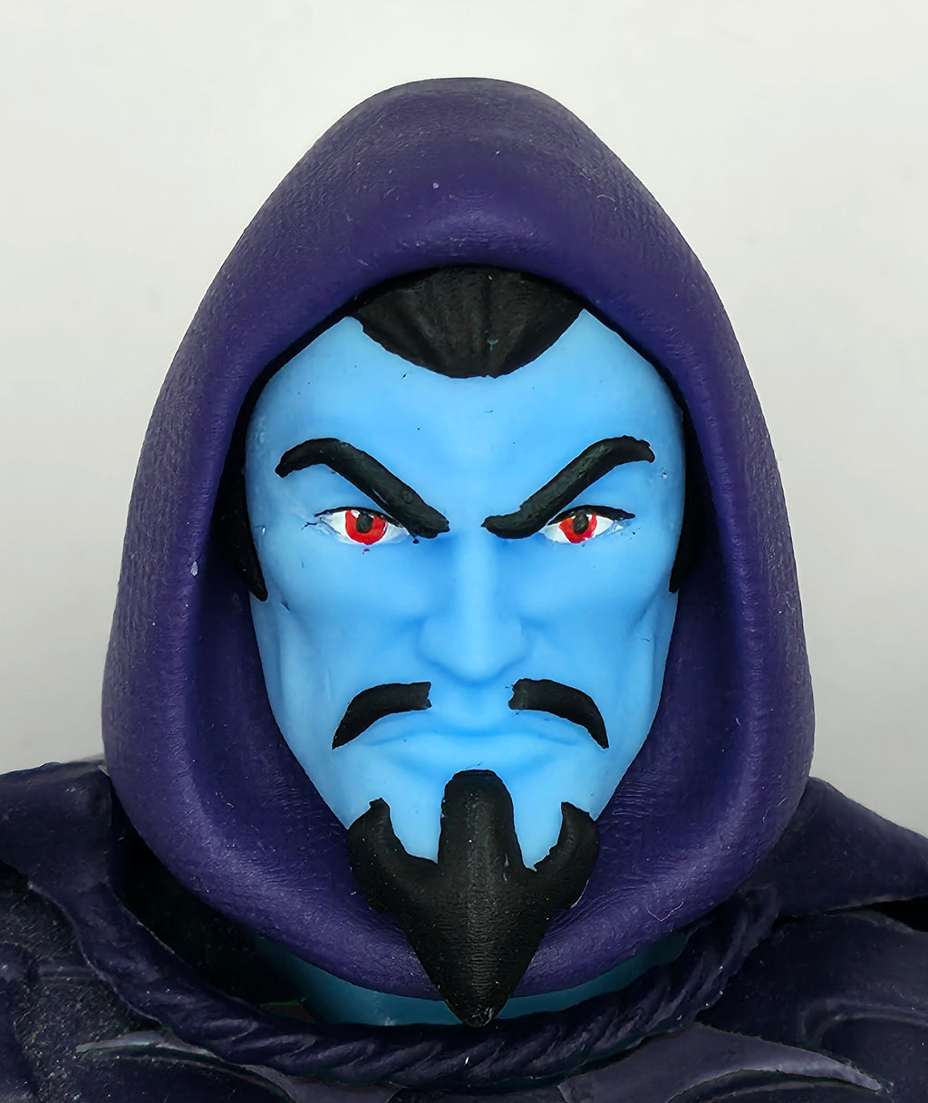 Evil Prince Revolutions Hooded Painted Head – Retro Blue w/Purple Hood || PRE-ORDER
