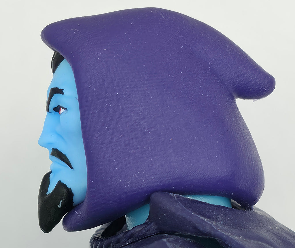 Evil Prince Revolutions Hooded Painted Head – Retro Blue w/Purple Hood || PRE-ORDER