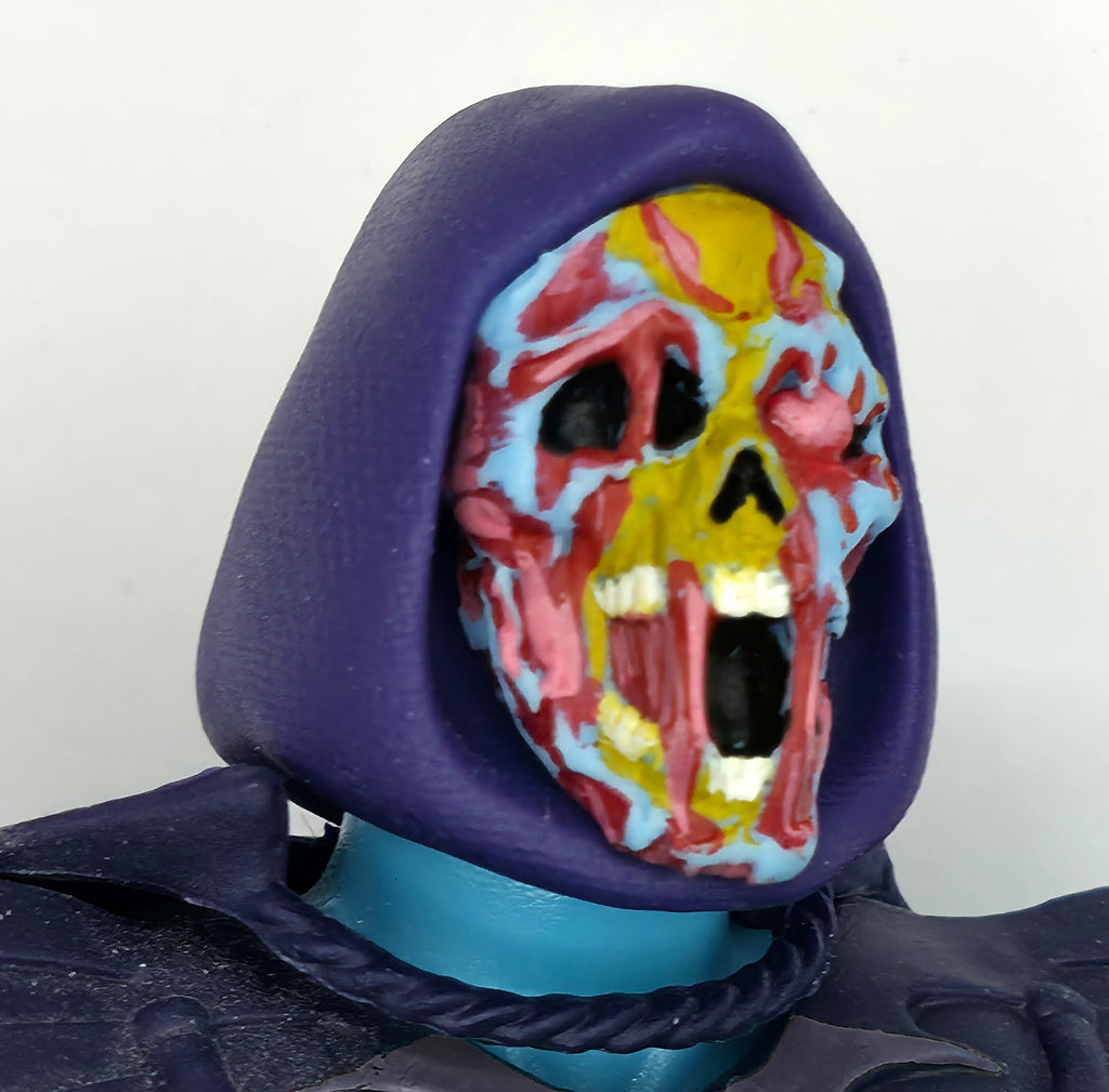 Evil Prince Revolutions Transforming Hooded Painted Head – Retro Blue Skin w/Purple Hood || PRE-ORDER