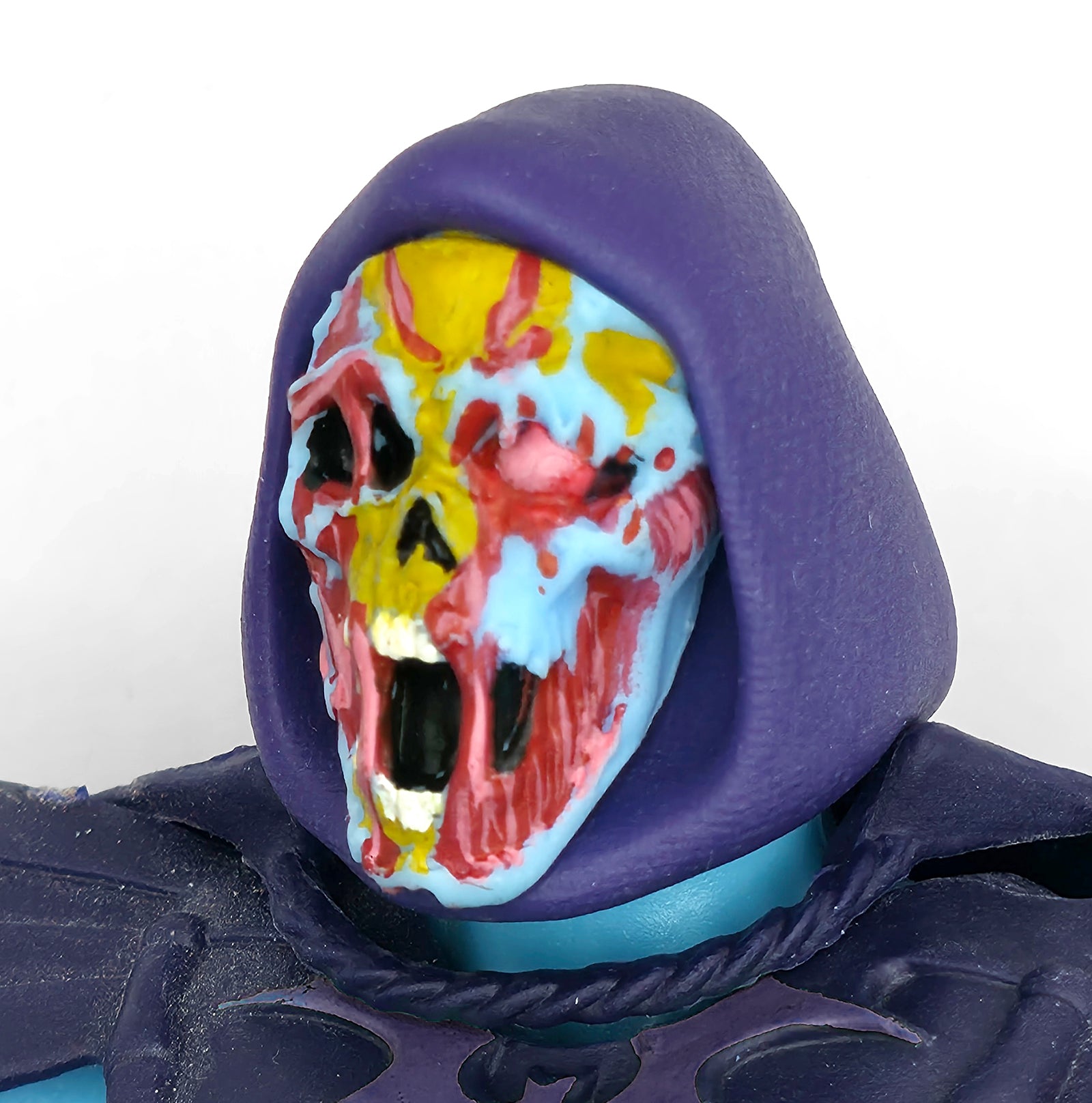 Evil Prince Revolutions Transforming Hooded Painted Head – Retro Blue Skin w/Purple Hood || PRE-ORDER