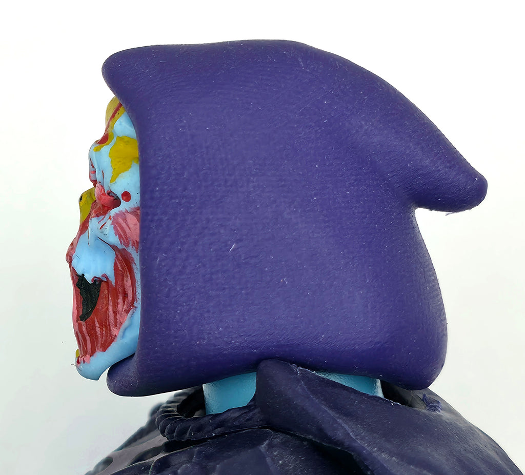 Evil Prince Revolutions Transforming Hooded Painted Head – Retro Blue Skin w/Purple Hood || PRE-ORDER