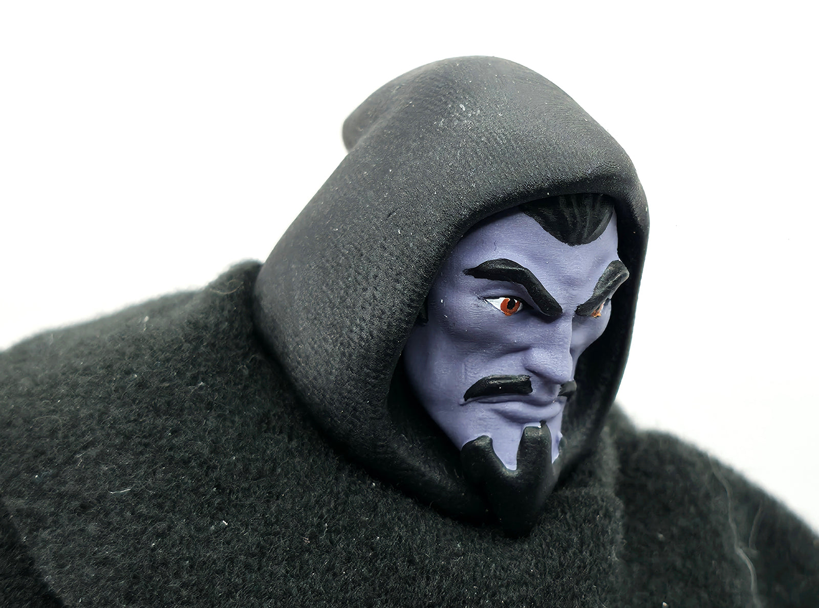 Evil Prince Revolutions Hooded Painted Head – Muted Purple Skin w/Black Hood || PRE-ORDER