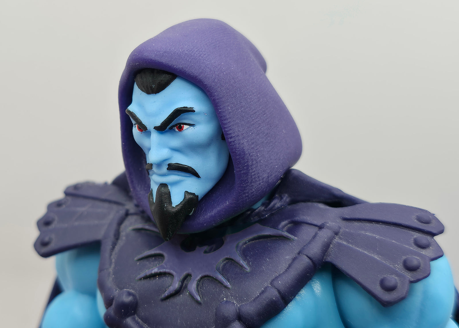 Evil Prince Revolutions Hooded Painted Head – Retro Blue w/Purple Hood || PRE-ORDER