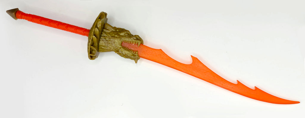 Judo Warrior Giant Dragon Sword – Gold & Orange w/Translucent Orange Blade || PRE-ORDER