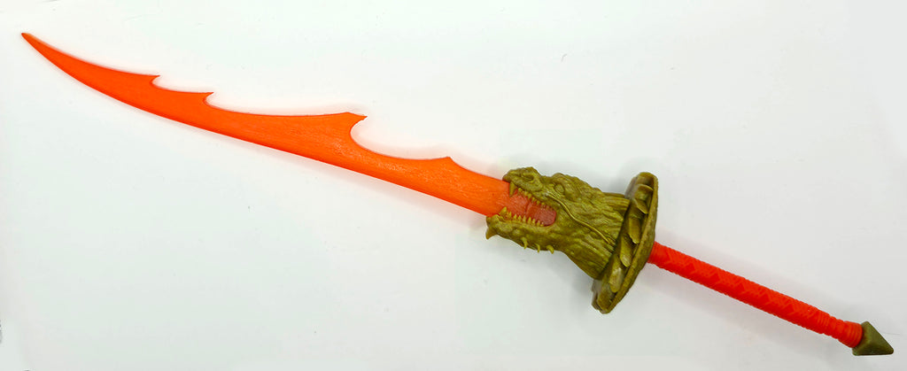 Judo Warrior Giant Dragon Sword – Gold & Orange w/Translucent Orange Blade || PRE-ORDER