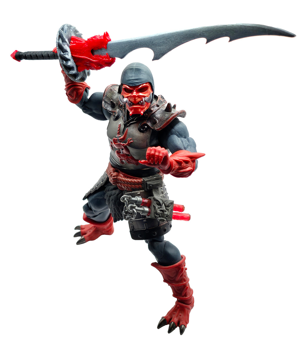 Ninja Warrior Giant Dragon Sword – Red, Silver & Black w/Metallic Silver Blade || PRE-ORDER