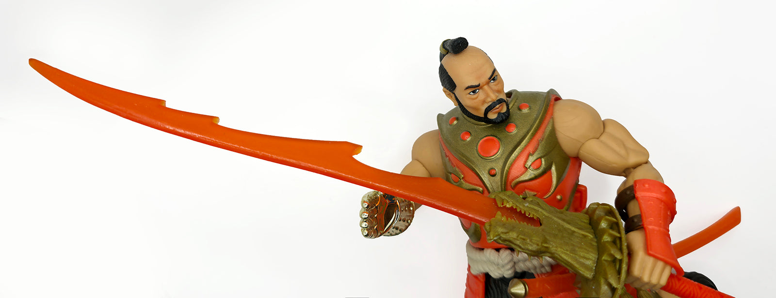 Judo Warrior Giant Dragon Sword – Gold & Orange w/Translucent Orange Blade || PRE-ORDER
