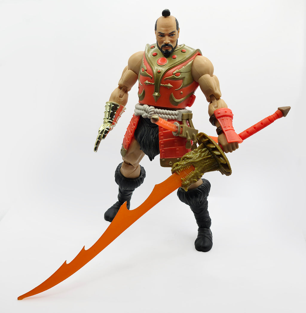 Judo Warrior Giant Dragon Sword – Gold & Orange w/Translucent Orange Blade || PRE-ORDER