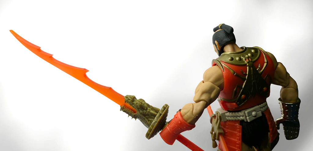 Judo Warrior Giant Dragon Sword – Gold & Orange w/Translucent Orange Blade || PRE-ORDER
