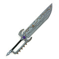 Fist Fighter Giant Mech Battle Sword – Silver w/Metallic Silver & Bronze Accents & Translucent Purple Gems || PRE-ORDER