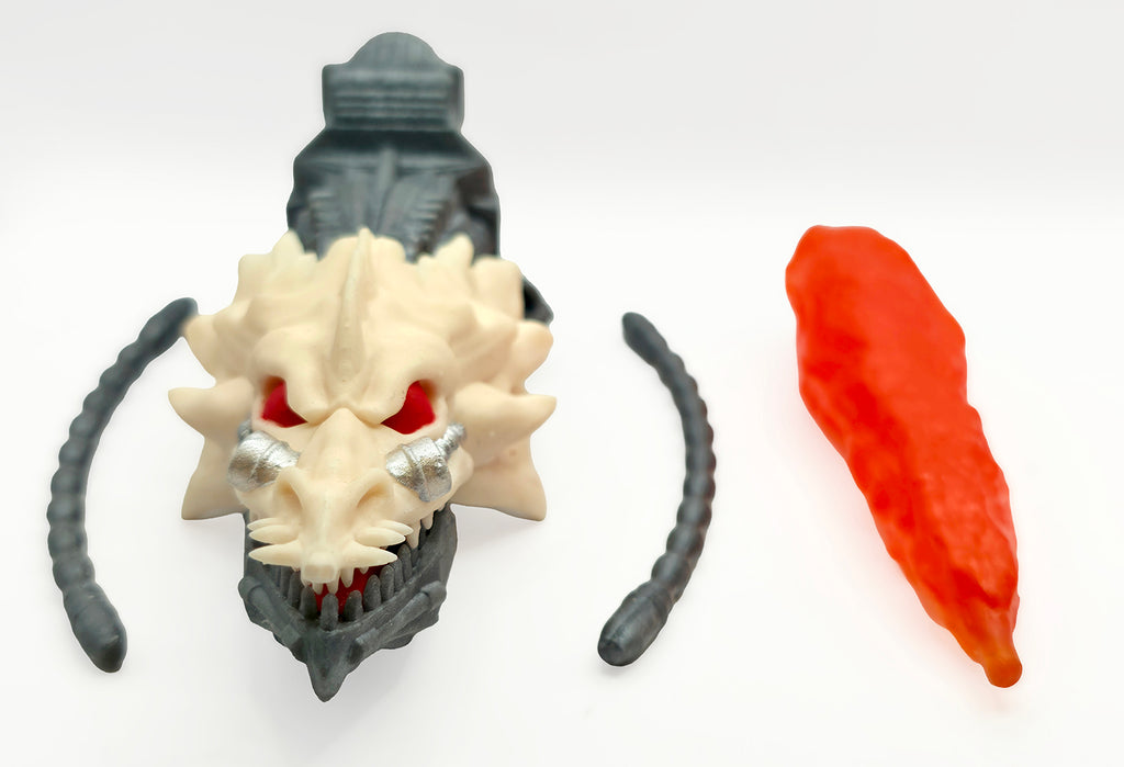 Claws of Tyranny Skeleton Lord’s Dragon Flame Blaster Accessory – Bone White & Silver || PRE-ORDER