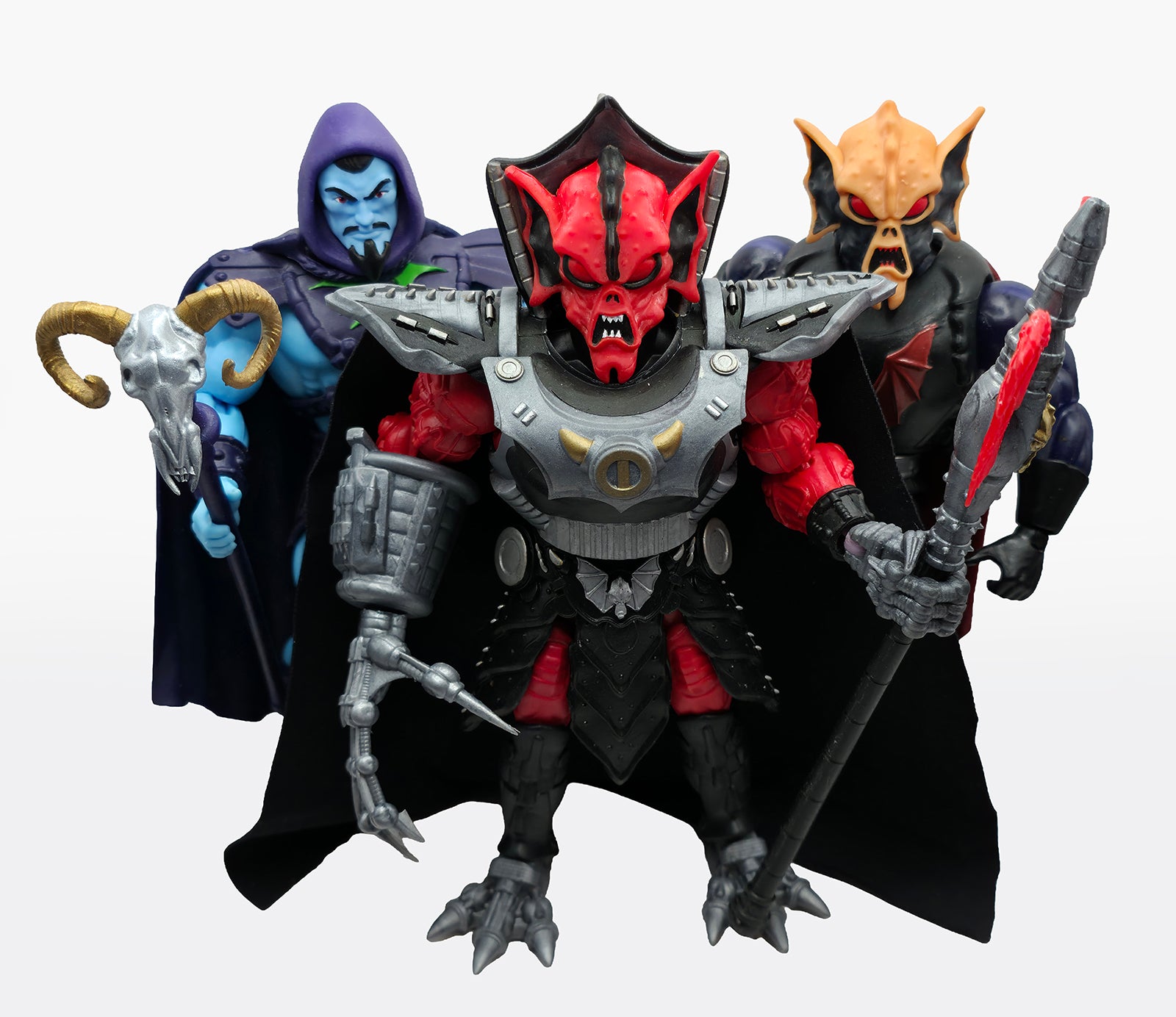 Evil Prince Revolutions Hooded Painted Head – Retro Blue w/Purple Hood || PRE-ORDER