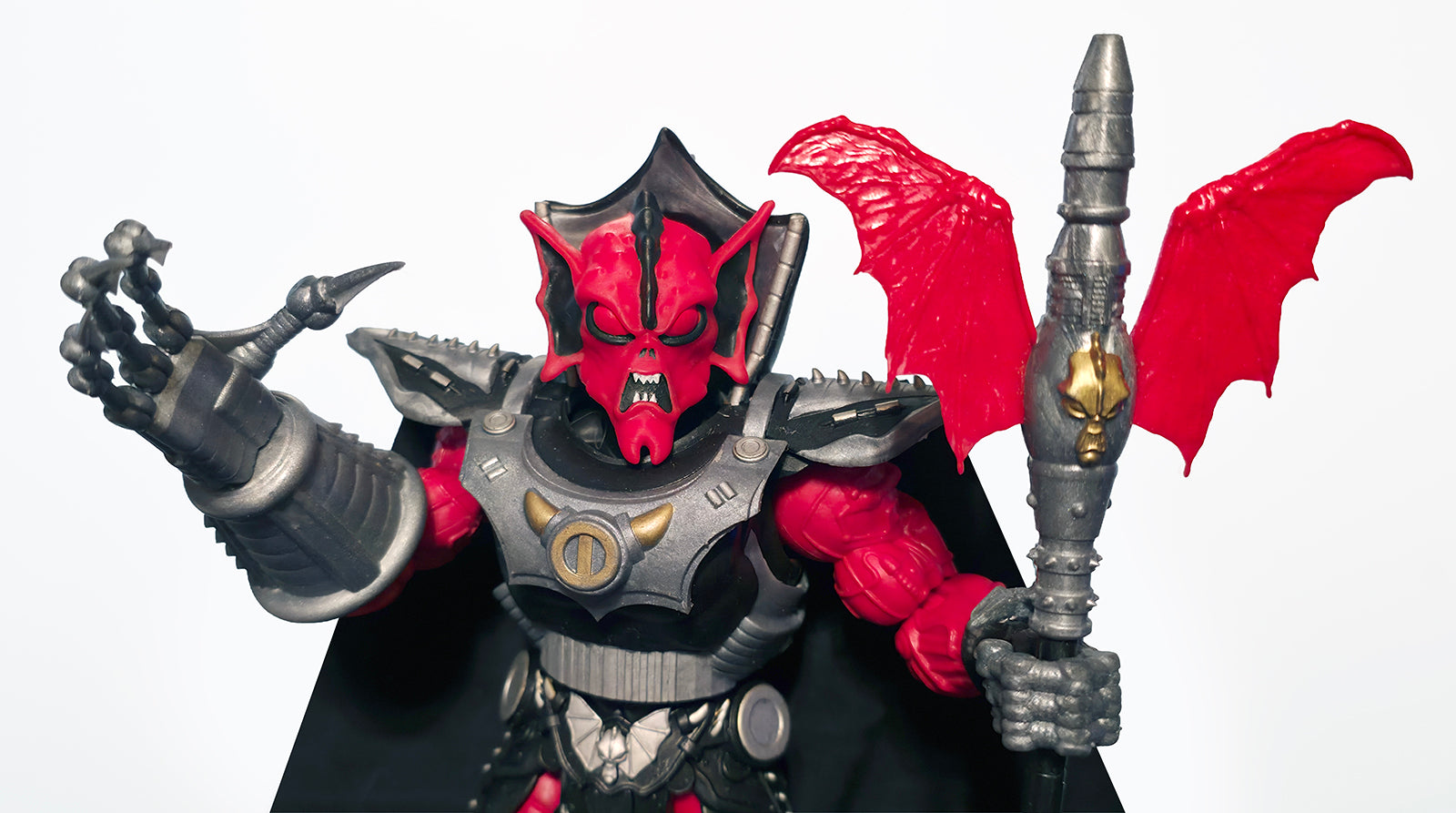 Horrid Overlord Full Custom Figure in Collector Clamshell w/Cardback Insert || Crimson Classic Variant Head || PRE-ORDER