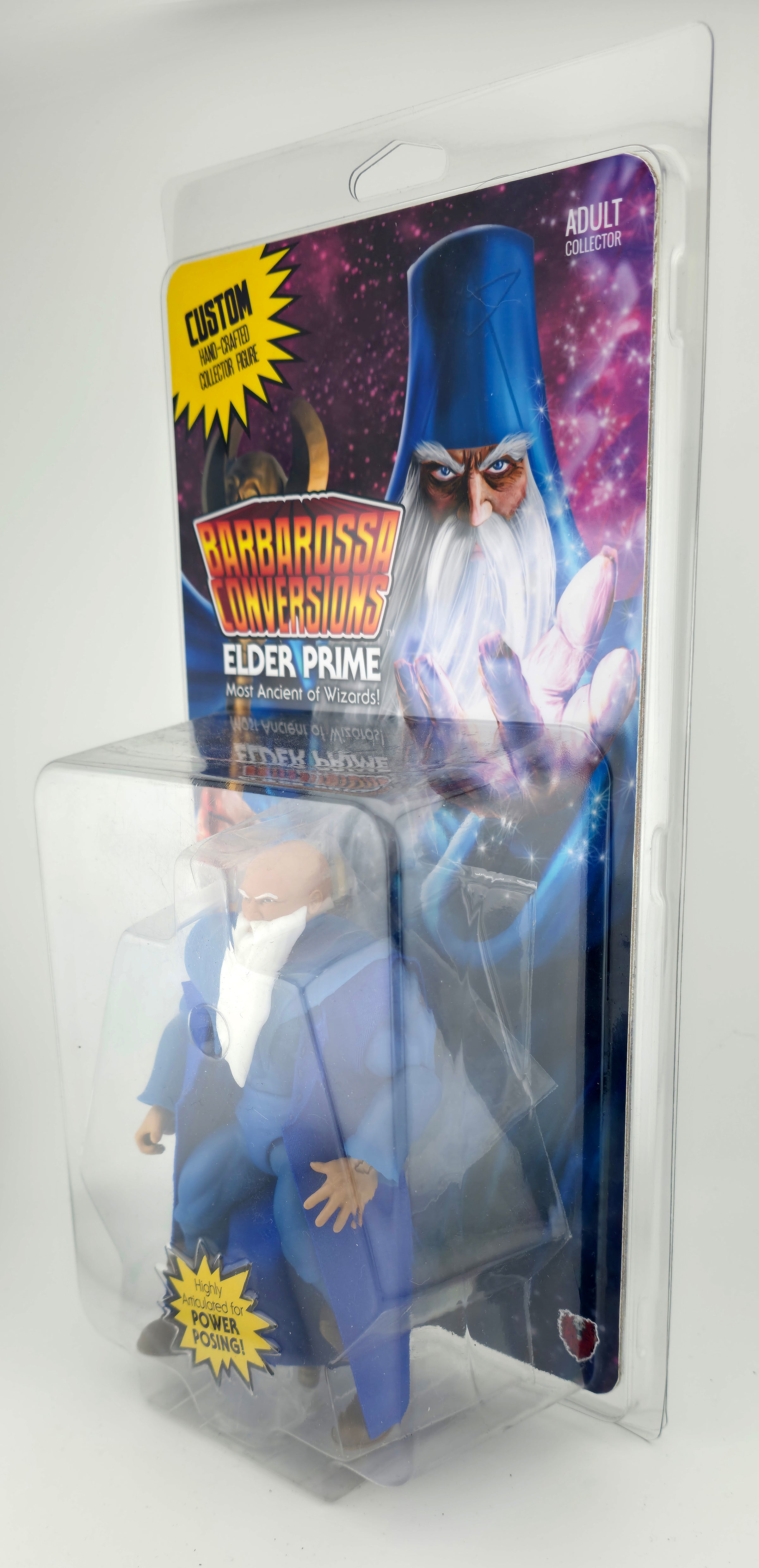 Elder Prime Full Custom Figure in Collector Clamshell w/Cardback Insert || Portrait Art Variant Card 2nd Edition || PRE-ORDER