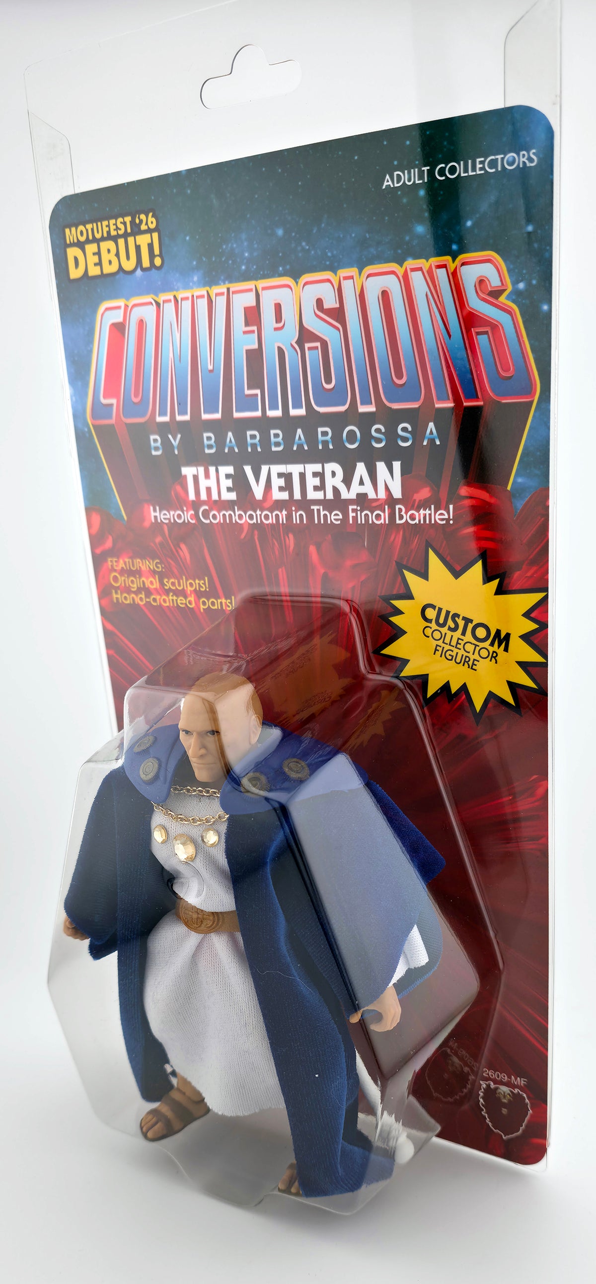 The VETERAN Custom Figure || MOTUFest Debut Special Edition || PRE-ORDER for 2026 SHOW PICKUP ONLY! NO SHIPPING!
