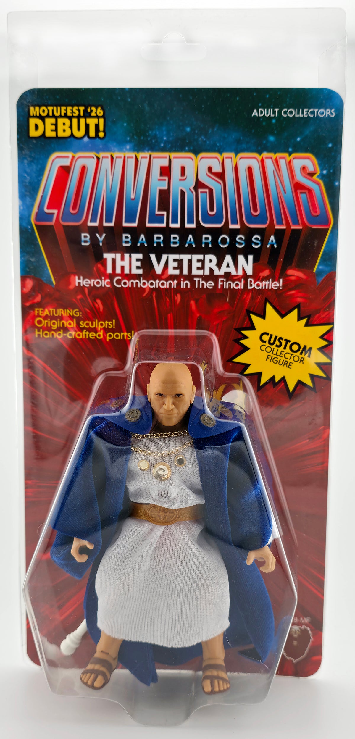The VETERAN Custom Figure || MOTUFest Debut Special Edition || PRE-ORDER for 2026 SHOW PICKUP ONLY! NO SHIPPING!