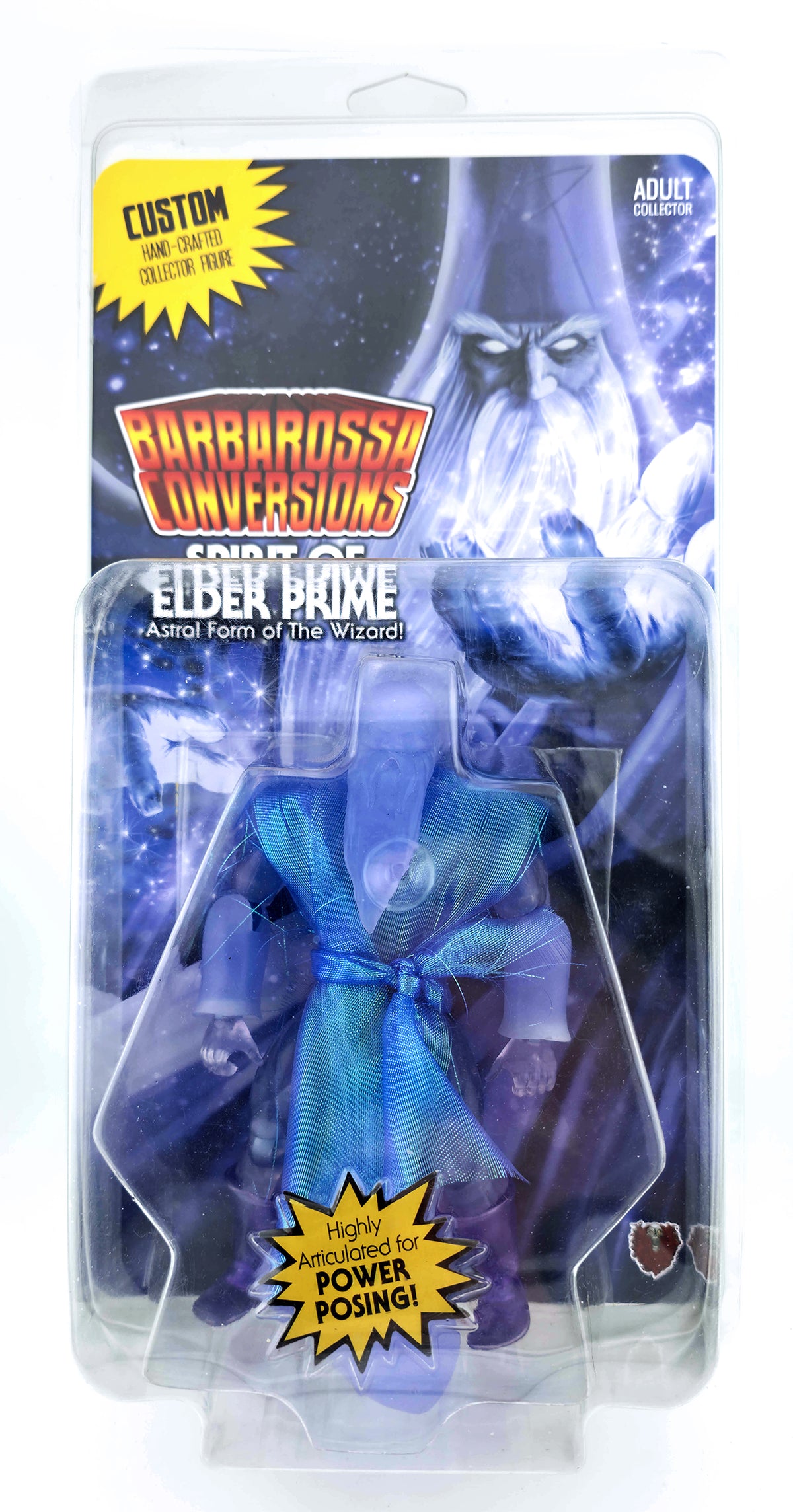 Spirit of Elder Prime Full Custom Figure in Collector Clamshell w/Cardback Insert || PRE-ORDER